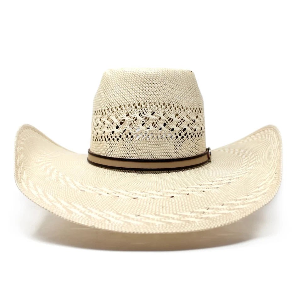 Men’s Tombstone 30X Long Horn Style Western Cowboy Shantung Straw Hat - OriginalWestern.com