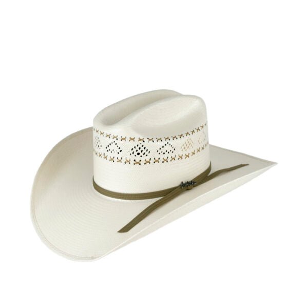 Men’s Tombstone 30X Roper 1142 Vented Style Western Cowboy Shantung Straw Hat - OriginalWestern.com