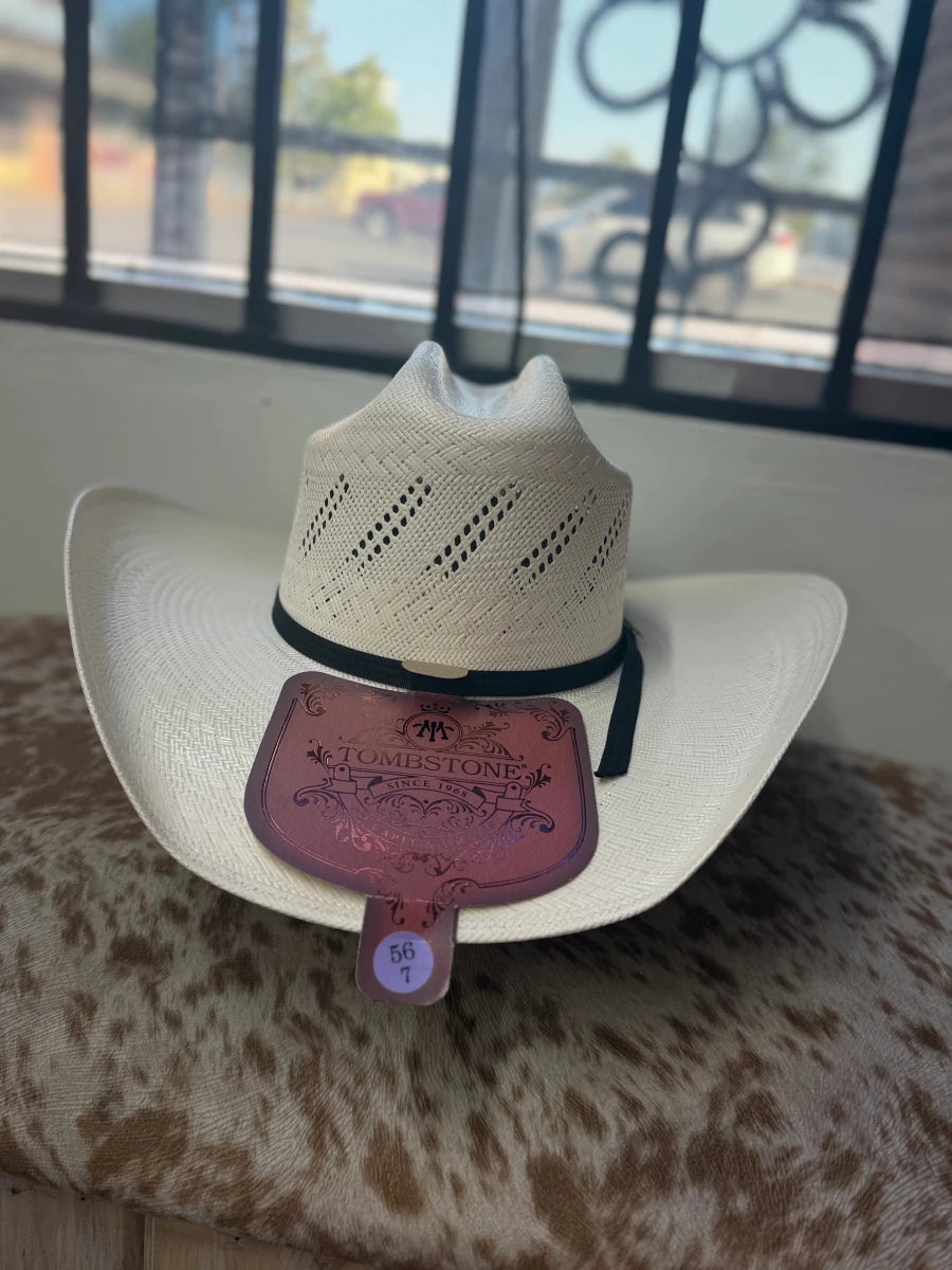 Men’s Tombstone 30X Roper 7011 Style Western Cowboy Shantung Straw Hat - OriginalWestern.com