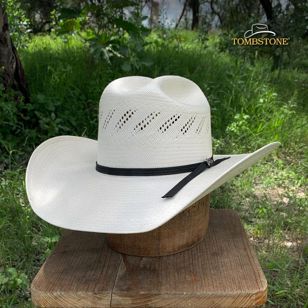 Men’s Tombstone 30X Roper 7011 Style Western Cowboy Shantung Straw Hat - OriginalWestern.com