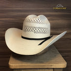 Men’s Tombstone 30X Roper 7014 Vented Style Western Cowboy Shantung Straw Hat - OriginalWestern.com