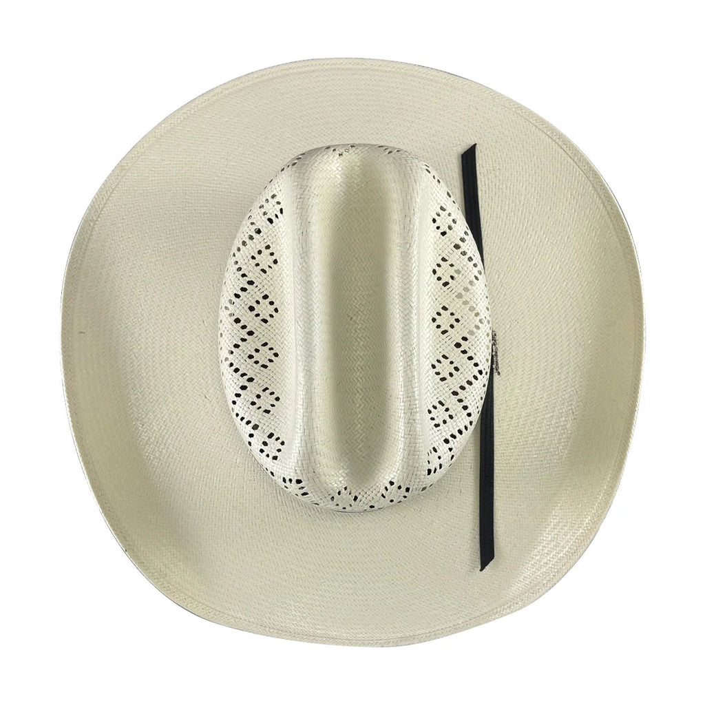 Men’s Tombstone 30X Roper 7558 Vented Style Western Cowboy Shantung Straw Hat - OriginalWestern.com