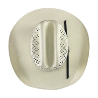Men’s Tombstone 30X Roper 7558 Vented Style Western Cowboy Shantung Straw Hat - OriginalWestern.com