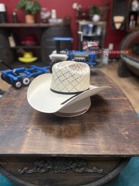 Men’s Tombstone 30X Roper Diamond Style Western Cowboy Shantung Straw Hat - OriginalWestern.com