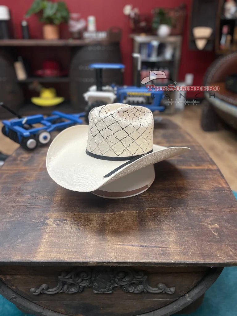 Men’s Tombstone 30X Roper Diamond Style Western Cowboy Shantung Straw Hat - OriginalWestern.com