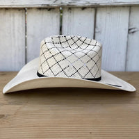 Men’s Tombstone 30X Roper Diamond Style Western Cowboy Shantung Straw Hat - OriginalWestern.com
