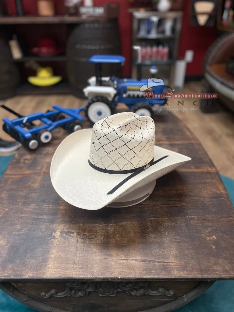 Men’s Tombstone 30X Roper Diamond Style Western Cowboy Shantung Straw Hat - OriginalWestern.com