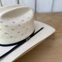 Men’s Tombstone 30X Roper Flower Style Western Cowboy Shantung Straw Hat - OriginalWestern.com