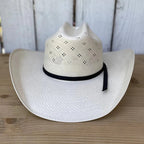 Men’s Tombstone 30X Roper Flower Style Western Cowboy Shantung Straw Hat - OriginalWestern.com