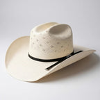 Men’s Tombstone 30X Roper Flower Style Western Cowboy Shantung Straw Hat - OriginalWestern.com