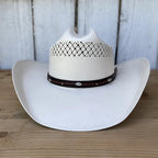 Men’s Tombstone 30X Roper Randa Vented Style Western Cowboy Shantung Straw Hat - OriginalWestern.com