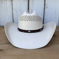 Men’s Tombstone 30X Roper Randa Vented Style Western Cowboy Shantung Straw Hat - OriginalWestern.com