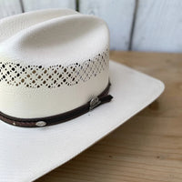 Men’s Tombstone 30X Roper Randa Vented Style Western Cowboy Shantung Straw Hat - OriginalWestern.com