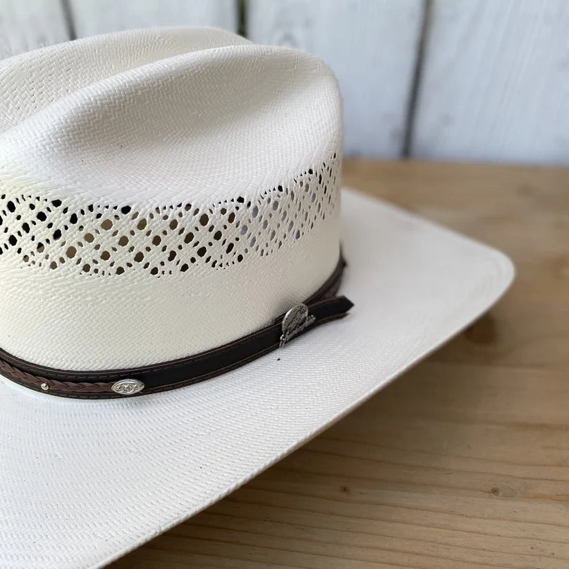 Men’s Tombstone 30X Roper Randa Vented Style Western Cowboy Shantung Straw Hat - OriginalWestern.com