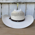 Men’s Tombstone 30X Roper Randa Vented Style Western Cowboy Shantung Straw Hat - OriginalWestern.com
