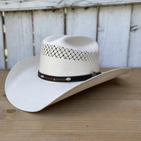 Men’s Tombstone 30X Roper Randa Vented Style Western Cowboy Shantung Straw Hat - OriginalWestern.com
