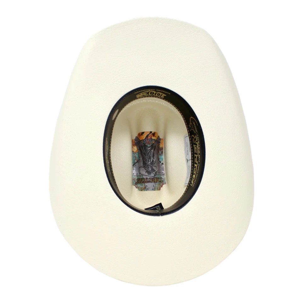 Men’s Tombstone 30X Roper Randa Vented Style Western Cowboy Shantung Straw Hat - OriginalWestern.com