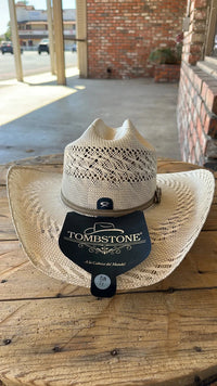 Men’s Tombstone 30X Roper Randas Bicolor Style Western Cowboy Shantung Straw Hat - OriginalWestern.com