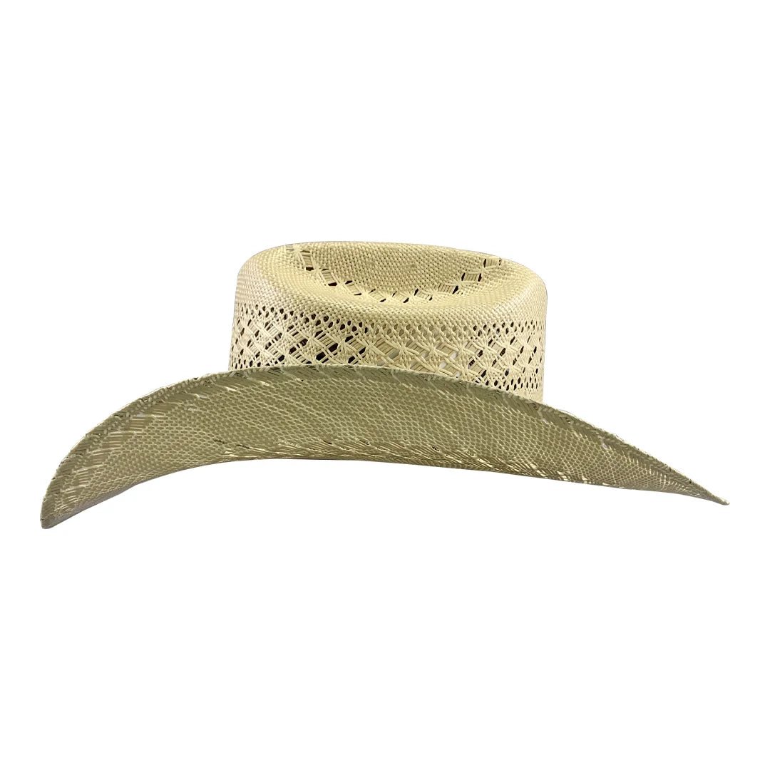 Men’s Tombstone 30X Roper Randas Bicolor Style Western Cowboy Shantung Straw Hat - OriginalWestern.com