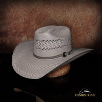 Men’s Tombstone 30X Roper Randas Bicolor Style Western Cowboy Shantung Straw Hat - OriginalWestern.com