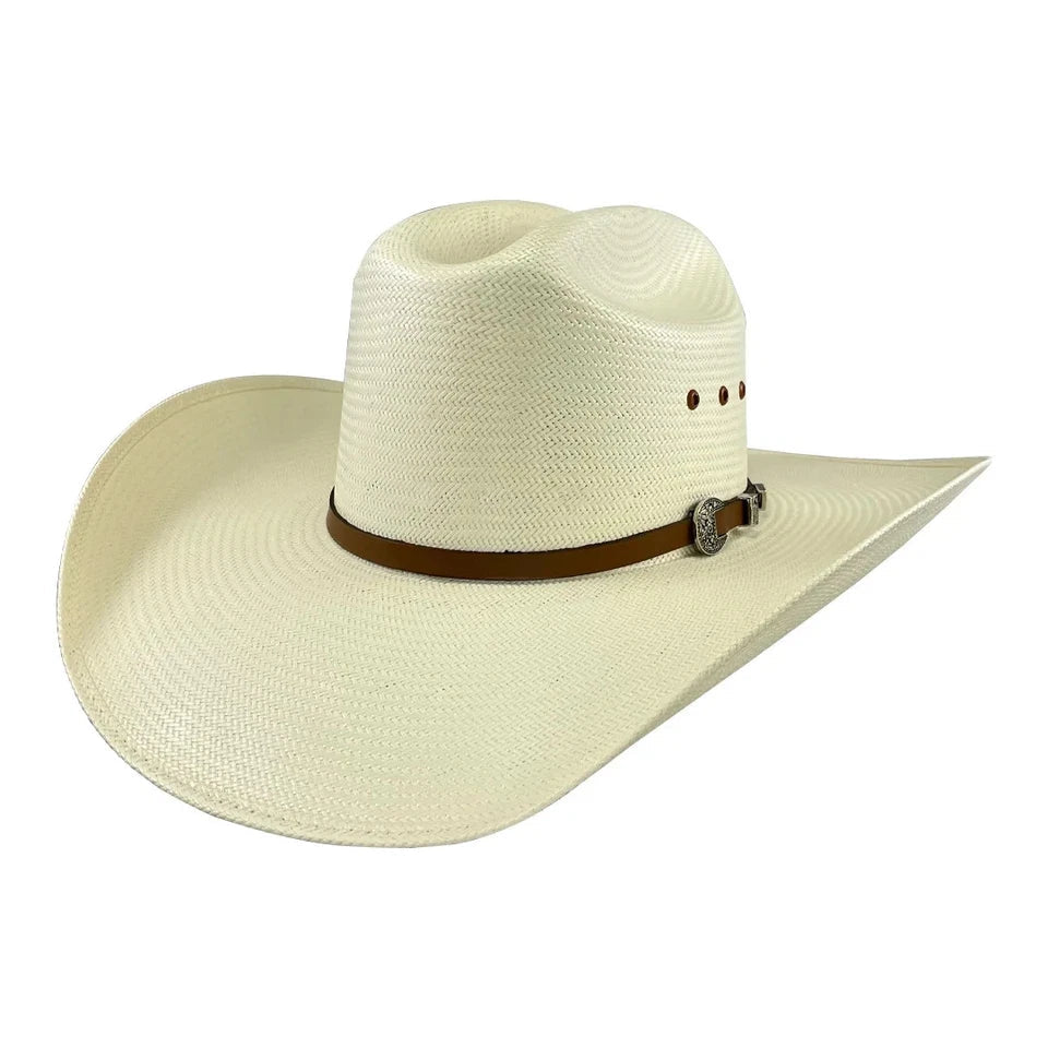 Men’s Tombstone 30X Roper Style Western Cowboy Shantung Straw Hat - OriginalWestern.com