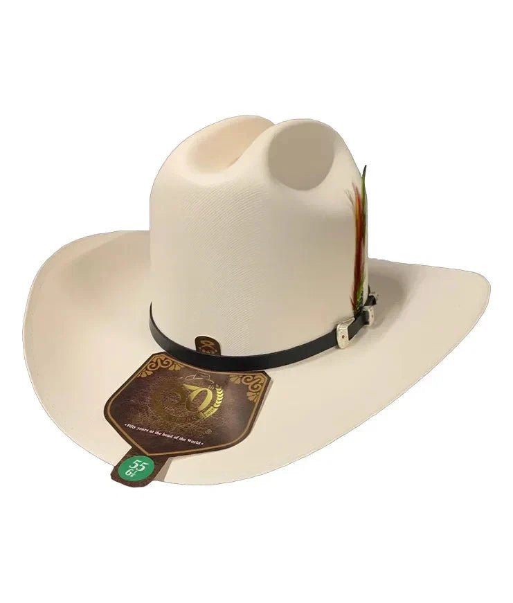 Men’s Tombstone 5,000X El Fantasma (Johnson) Style Western Cowboy Straw Hat - OriginalWestern.com