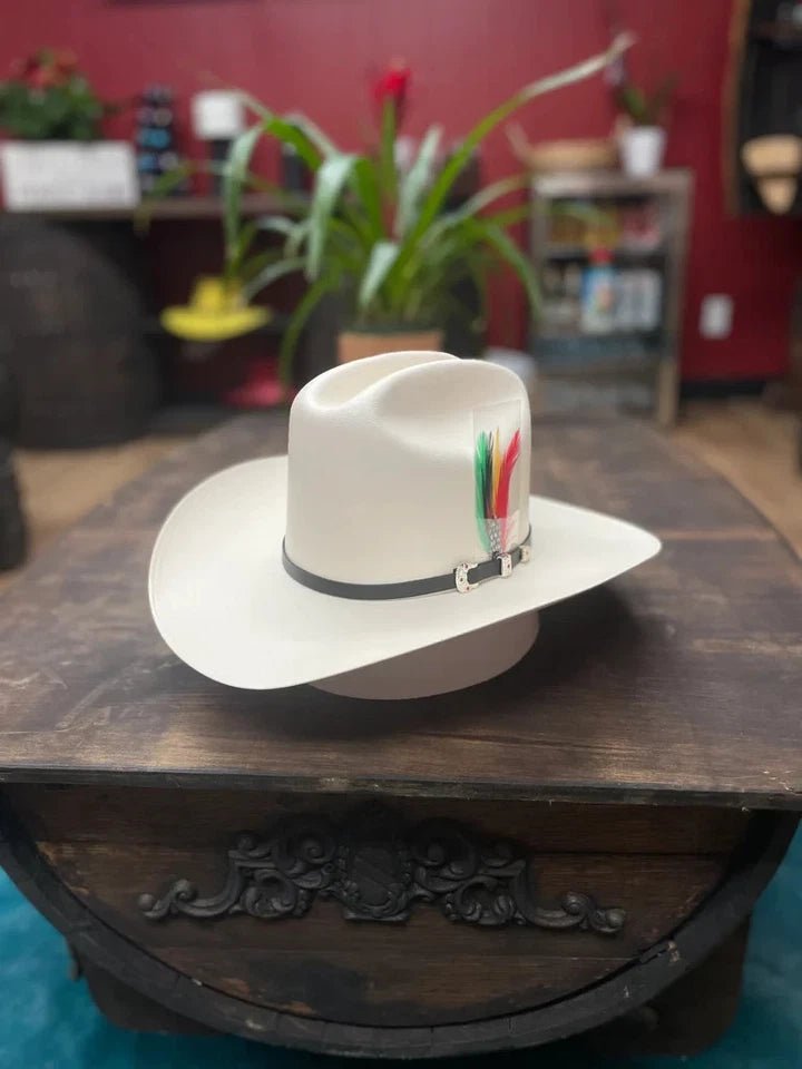 Men’s Tombstone 5,000X El Fantasma (Johnson) Style Western Cowboy Straw Hat - OriginalWestern.com