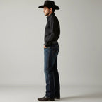 Men's Western Bootcut High Waist Stretch Premium Jeans - Dark Blue CABW 1 - OriginalWestern.com