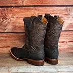 Men's Western Cowboy Genuine Bulls/Neck Square Toe Boots Est. 722 Brown - OriginalWestern.com