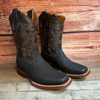 Men's Western Cowboy Genuine Bulls/Neck Square Toe Boots Est. 722 Brown - OriginalWestern.com