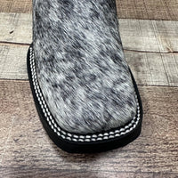 Men's Western Cowboy Genuine Cowhide Leather and Genuine Cow Hair Ankle Boot Est. 714 - OriginalWestern.com