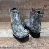 Men's Western Cowboy Genuine Cowhide Leather and Genuine Cow Hair Ankle Boot Est. 714 - OriginalWestern.com