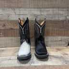 Men's Western Cowboy Genuine Cowhide Leather and Genuine Cow Hair Boots Est. 744 Brown - OriginalWestern.com