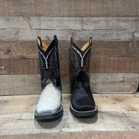 Men's Western Cowboy Genuine Cowhide Leather and Genuine Cow Hair Boots Est. 744 Brown - OriginalWestern.com