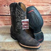 Men's Western Cowboy Genuine Leather Boots Est. 942 Brown - OriginalWestern.com