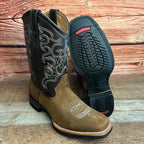 Men's Western Cowboy Genuine Leather Boots Est. 942 Hazel - OriginalWestern.com