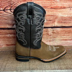 Men's Western Cowboy Genuine Leather Boots Est. 942 Hazel - OriginalWestern.com