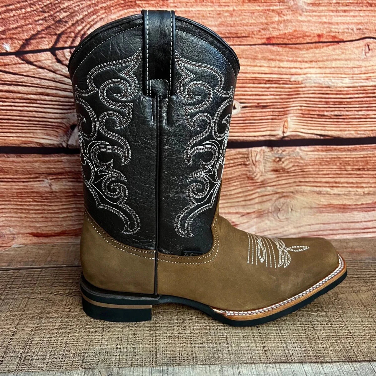Men's Western Cowboy Genuine Leather Boots Est. 942 Hazel - OriginalWestern.com