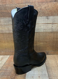 Men's Western Cowboy Genuine Leather Pointed Toe Boots Est. 099 Black - OriginalWestern.com