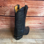 Men's Western Cowboy Genuine Leather Pointed Toe Boots Est. 099 Black - OriginalWestern.com