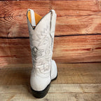 Men's Western Cowboy Genuine Leather Pointed Toe Boots Est. 099 White - OriginalWestern.com