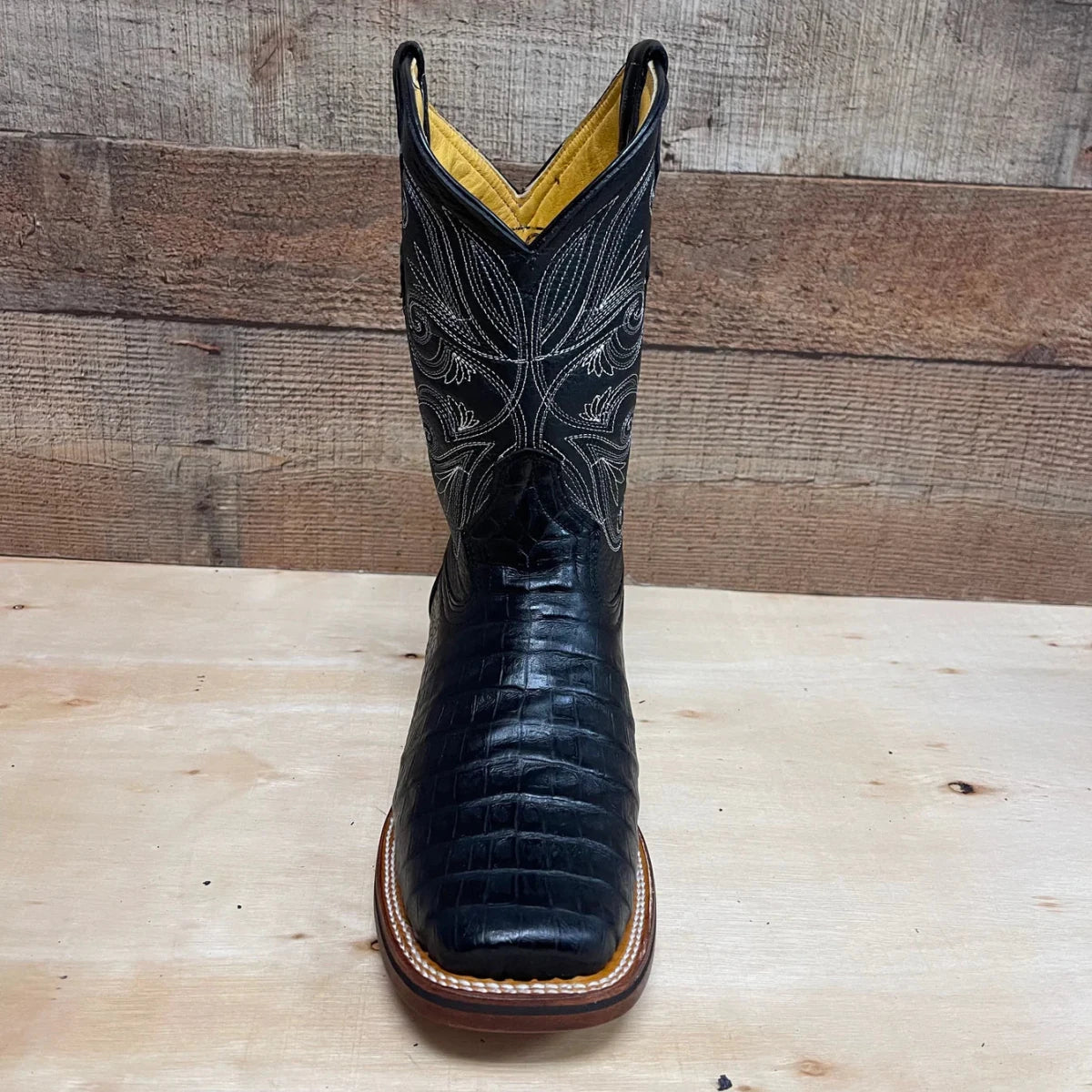 Men's Western Cowboy Genuine Leather with Cayman Print Est. 718 - OriginalWestern.com