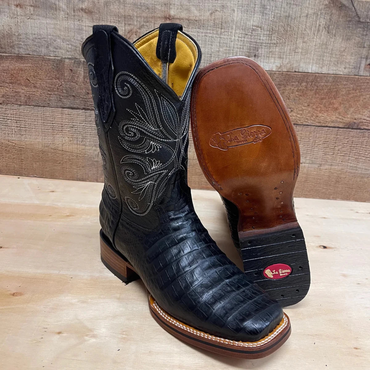Men's Western Cowboy Genuine Leather with Cayman Print Est. 718 - OriginalWestern.com