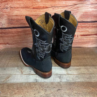 Men's Western Cowboy Leather Sting–Ray Print Square Toe Boot Est. 722 - OriginalWestern.com