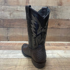 Men's Western Cowboy Pointy Boot Genuine Leather with Phyton Print Est. 096 Brown - OriginalWestern.com