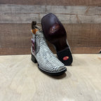 Men's Western Cowboy Python Print Genuine Cowhide Leather Ankle Boot Est. 715 Natural - OriginalWestern.com