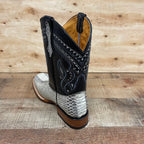 Men's Western Cowboy Python Print Genuine Cowhide Leather Boots Est. 695 Natural - OriginalWestern.com