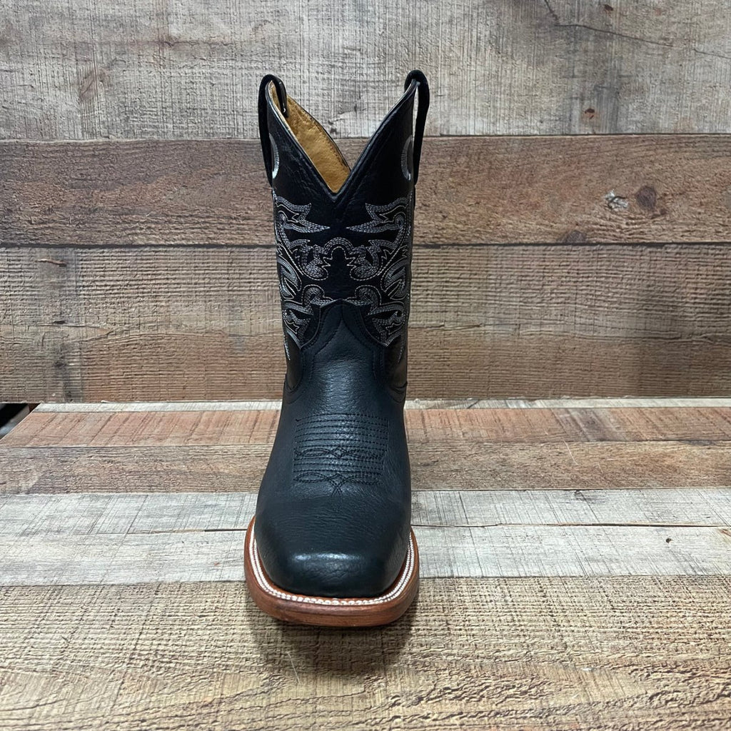 Men's Western Cowboy Rodeo Square Toe Genuine Leather Boots Leather Sole Est. 722 - OriginalWestern.com