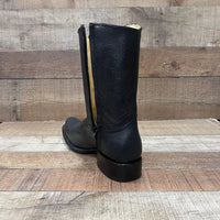 Men's Western Cowboy Side Zipper Genuine Leather American Deer - OriginalWestern.com