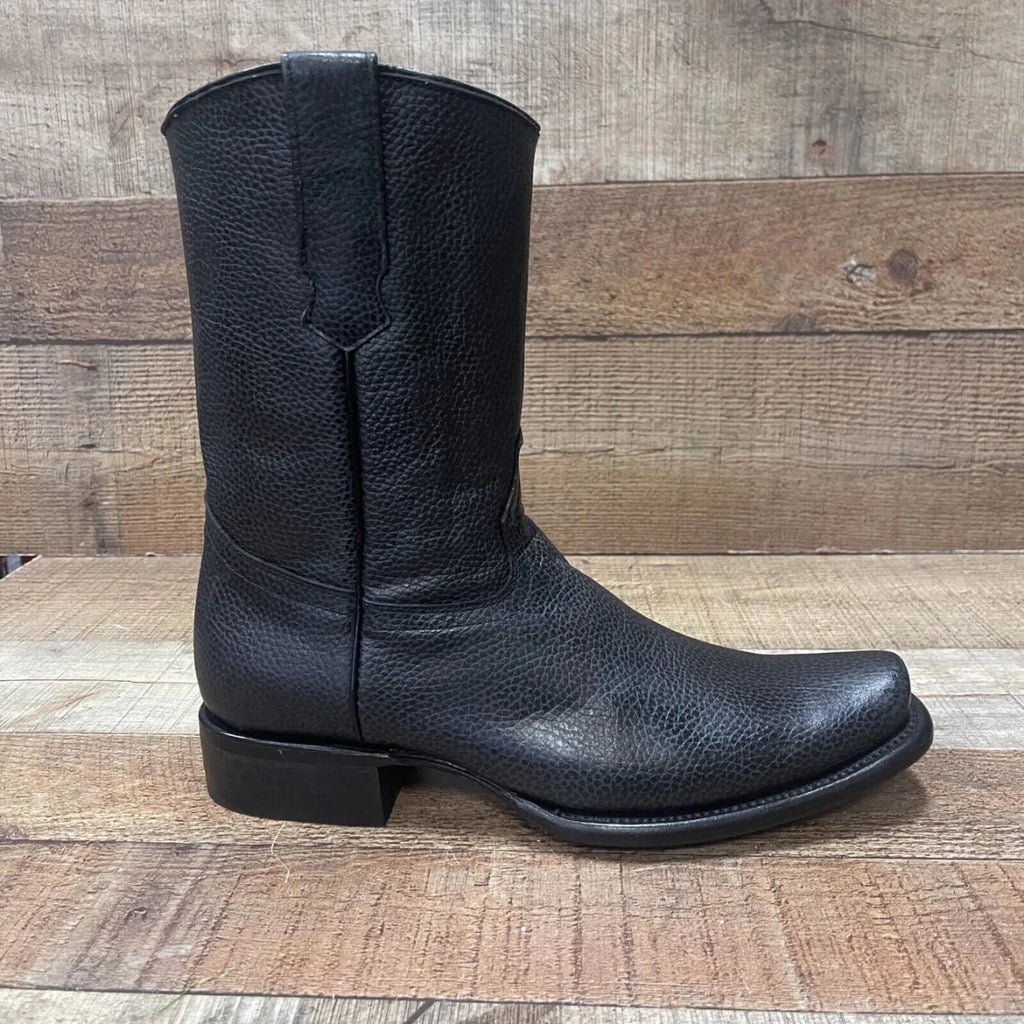 Men's Western Cowboy Side Zipper Genuine Leather American Deer - OriginalWestern.com